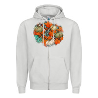 Dove Grey fall autumn patches Zipper Hoodie - Jasminsmagicworld