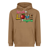 Toasted Coconut teach love inspire Heavyweight Hoodie - NancyCooperArtShop