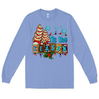 Colony Blue tis the season christmas tree cake ado Long Sleeve Tee - AdoDesignShop