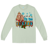 Tis The Season Christmas Tree Cake Ado Long Sleeve Tee | Teevron