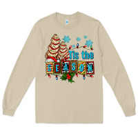 Mushroom tis the season christmas tree cake ado Long Sleeve Tee - AdoDesignShop
