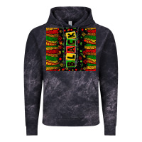 Cloud Black Black license letters  juneteenth Vintage Hoodie - Zillion Design Studio