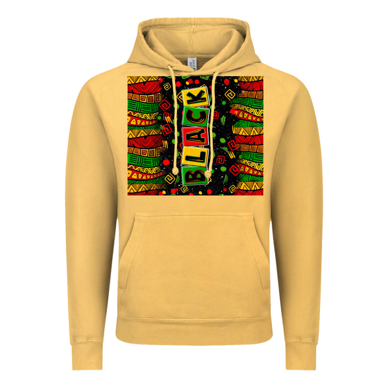 Black License Letters  Juneteenth Vintage Hoodie by Zillion Design Studio | Teevron