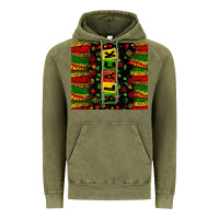 Vintage Olive Black license letters  juneteenth Vintage Hoodie - Zillion Design Studio