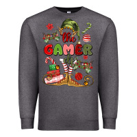 Charcoal Heather the gamer elf Premium Sweatshirt - MaliasSmallBusiness