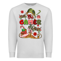 Dove Grey the gamer elf Premium Sweatshirt - MaliasSmallBusiness