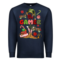 Navy the gamer elf Premium Sweatshirt - MaliasSmallBusiness