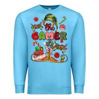 Ocean Blue the gamer elf Premium Sweatshirt - MaliasSmallBusiness