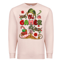 Pale Pink the gamer elf Premium Sweatshirt - MaliasSmallBusiness