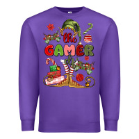 Purple the gamer elf Premium Sweatshirt - MaliasSmallBusiness