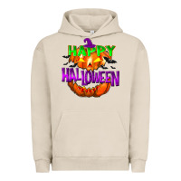 Pigment French Oak Happy Halloween Urban Hoodie - NancyCooperArtShop