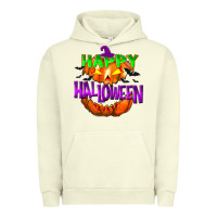 Pigment Pistachio Happy Halloween Urban Hoodie - NancyCooperArtShop