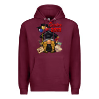 Burgundy senior 2023 gnome Premium Hoodie - BarkalooDesign