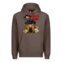 Coffee senior 2023 gnome Premium Hoodie - BarkalooDesign