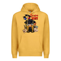 Mustard senior 2023 gnome Premium Hoodie - BarkalooDesign