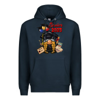 Navy senior 2023 gnome Premium Hoodie - BarkalooDesign