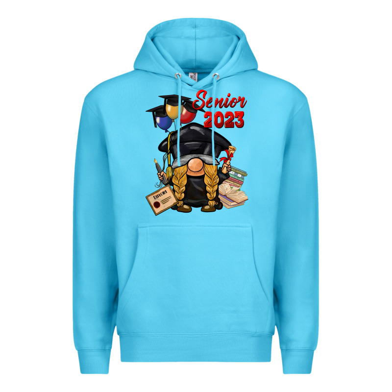 Senior 2023 Gnome Premium Hoodie by BarkalooDesign | Teevron