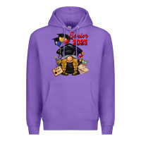 Purple senior 2023 gnome Premium Hoodie - BarkalooDesign