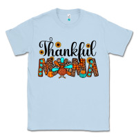 Dusty Blue thankful mama Classic Tee - JahusDesignShop