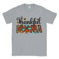 Heather Grey thankful mama Classic Tee - JahusDesignShop