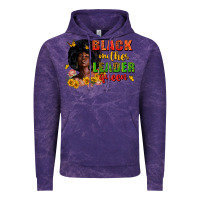 Cloud Purple Black mother leader queen juneteenth Vintage Hoodie - Zillion Design Studio