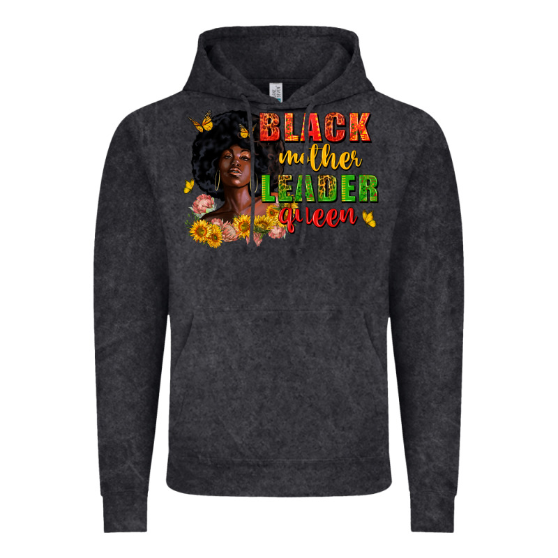 Black Mother Leader Queen Juneteenth Vintage Hoodie by Zillion Design Studio | Teevron