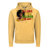Vintage Mustard Black mother leader queen juneteenth Vintage Hoodie - Zillion Design Studio