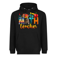 Black math teacher Heavyweight Hoodie - NancyCooperArtShop