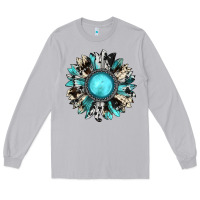 Moon Dust western sunflower gemstone Long Sleeve Tee - JahusDesignShop