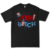 Black boom bitch 4th of july Premium Tee - BarkalooDesign