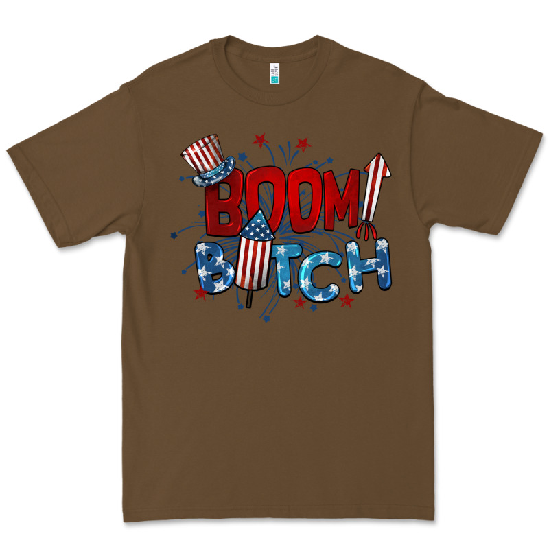 Boom Bitch 4th Of July Premium Tee by BarkalooDesign | Teevron