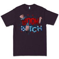 Plum boom bitch 4th of july Premium Tee - BarkalooDesign