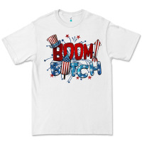 White boom bitch 4th of july Premium Tee - BarkalooDesign