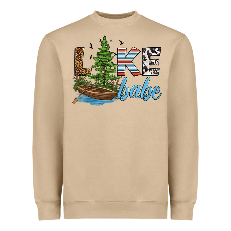 Lake Babe Heavyweight Sweatshirt by HRA Design Shop | Teevron
