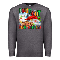 Charcoal Heather i put out for santa Premium Sweatshirt - MaliasSmallBusiness