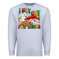Heather Grey i put out for santa Premium Sweatshirt - MaliasSmallBusiness