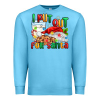 Ocean Blue i put out for santa Premium Sweatshirt - MaliasSmallBusiness
