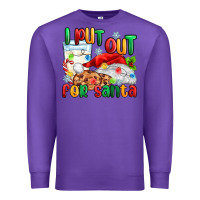 Purple i put out for santa Premium Sweatshirt - MaliasSmallBusiness
