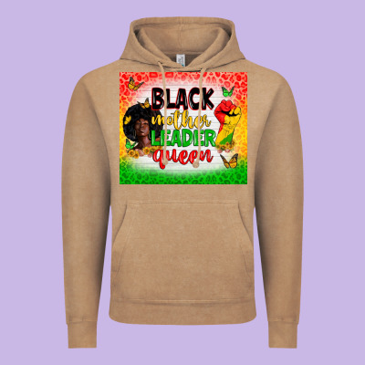 Black Mother Leader Vintage Hoodie Designed By Zillion Design Studio