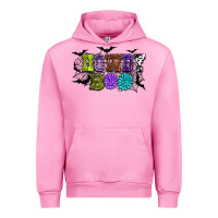 Fuchsia Pink Halloween howdy boo Urban Hoodie - NancyCooperArtShop