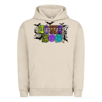 Pigment French Oak Halloween howdy boo Urban Hoodie - NancyCooperArtShop