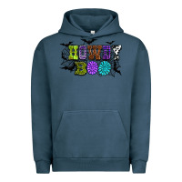 Pigment Midnight Navy Halloween howdy boo Urban Hoodie - NancyCooperArtShop