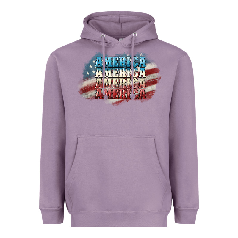 America America Heavyweight Hoodie by NancyCooperArtShop | Teevron