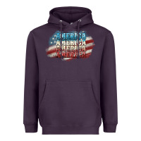 Plum America america Heavyweight Hoodie - NancyCooperArtShop