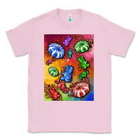 Bubblegum Pink candies  air freshener Classic Tee - AdoDesignShop