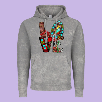 Christmas Love Vintage Hoodie Designed By Jahusdesignshop