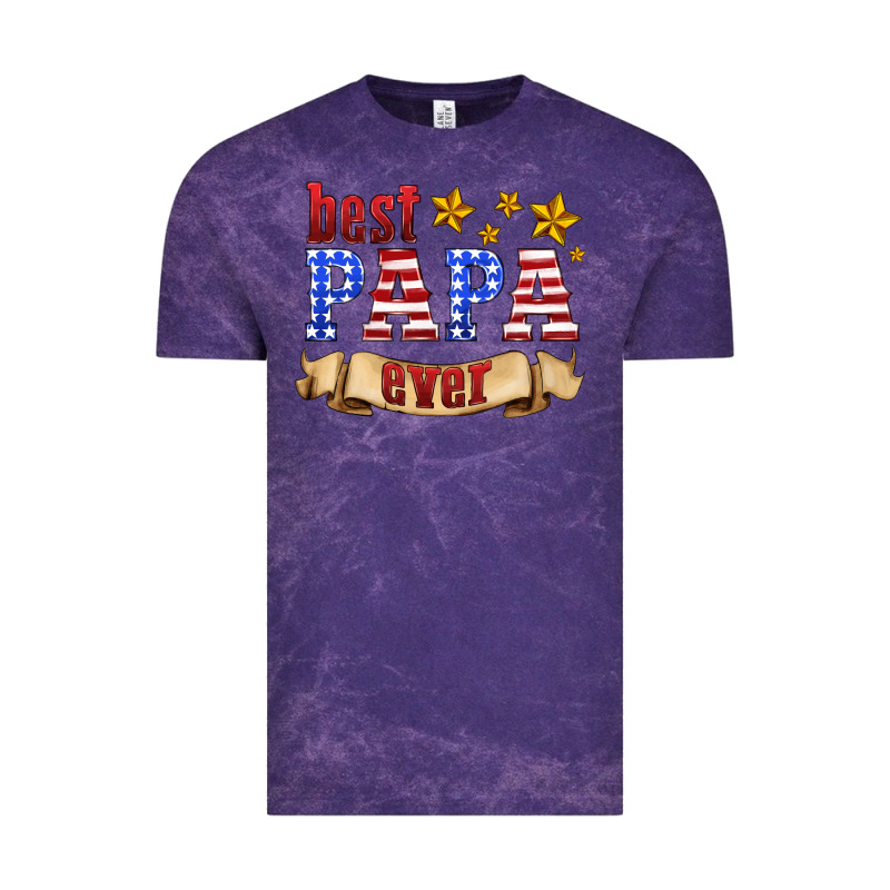 Best Papa Ever Vintage Tee by HRA Design Shop | Teevron