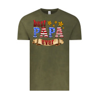 Vintage Olive best papa ever Vintage Tee - HRA Design Shop