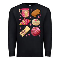Black mexican pan dulce Premium Sweatshirt - MaliasSmallBusiness