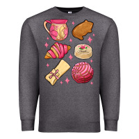 Charcoal Heather mexican pan dulce Premium Sweatshirt - MaliasSmallBusiness